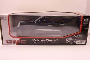 GMC Yukon Denali 1:24 Scale Licensed Friction Car Black